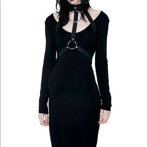 Killstar Jett Black She’s Hot Dress Size Small